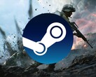 Banner do Battlefield 2042 mostrado com o logotipo do Steam (Fonte da imagem: Steam com edições)