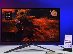 O Samsung Galaxy S26 Ultra poderia ter tido um desempenho melhor se tivesse uma configuração de resfriamento ativo. Na foto: o telefone executando o Witcher 3.