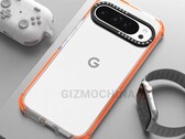 O novo módulo de câmera do Pixel 9 Pro se encaixa melhor em capas protetoras. (Imagem: Gizmochina)