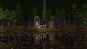 Na imagem: uma captura de tela de uma partida de Kingdom Two Crowns.