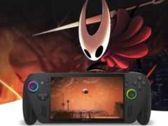 Arte promocional mostrando o Xbox ROG Ally X rodando Hollow Knight: Silksong (fonte da imagem: Xbox)