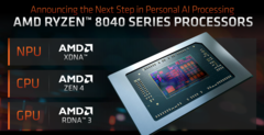 A AMD anunciou sua nova linha de processadores para laptops para 2024 (imagem via AMD)