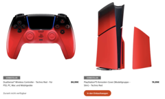 A capa ainda pode ser encomendada, mas o controle já está fora de estoque na Alemanha (Fonte da imagem: Screenshot/Playstation Direct)