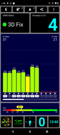 GPS ao ar livre