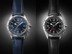O Seiko HBC008J (à esquerda) e o HBC009J (à direita) vêm ambos com pulseiras de couro.