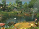 Tales of the Shire envolve atividades cotidianas: pesca, jardinagem, coleta de ingredientes, culinária, decoração e amizade com outros Hobbits. Na foto, uma captura de tela oficial do jogo. (Fonte da imagem: Steam)