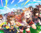 Umamusume: O lançamento do Pretty Derby no Steam traz suporte total ao idioma inglês: interface, narração e legendas. Na foto, uma captura de tela estilizada do jogo. (Fonte da imagem: Cygames, Inc.)