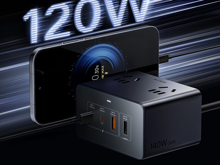 A Xiaomi Desktop Charging Station 140W (Fonte da imagem: Xiaomi)