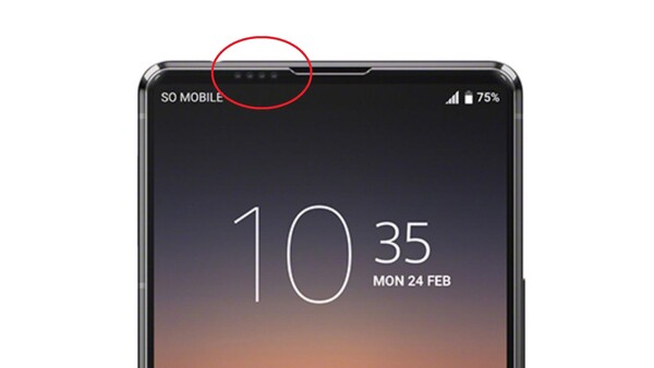 Conceito do Xperia 1 V com disposição de ultra-microfuros. (Fonte da imagem: SumahoDigest)