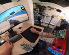 O senhorTuber Basically Homeless consegue tempos de reação de 100 ms com seu sistema neuromuscular de auxílio à mira. (Fonte da imagem: Basically Homeless via YouTube)