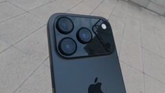 Um iPhone 17 Pro na natureza. (Fonte da imagem: Digital Chat Station via Weibo)