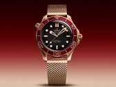 O Omega Seamaster Diver 300M Bronze gold and Burgundy Edition foi lançado nos EUA (Fonte da imagem: Omega)