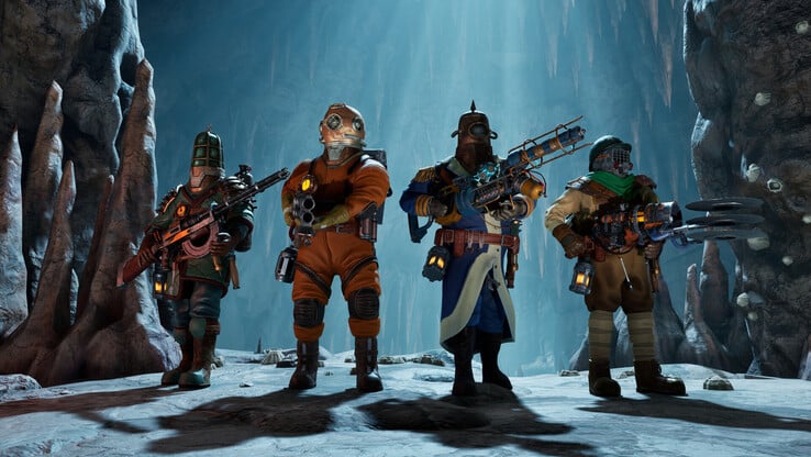 O Abyssus suporta o modo cooperativo on-line com até 4 jogadores. (Fonte da imagem: Steam)