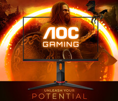 O Q24G2A/BK é o mais recente monitor para jogos da AOC com a marca AGON. (Fonte da imagem: AOC)