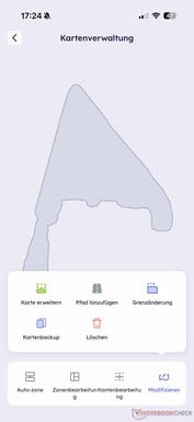 Configurações de corte