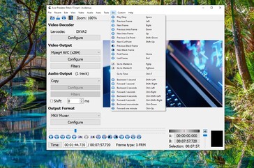 O Avidemux permite que o usuário navegue entre os quadros com facilidade para um corte preciso (Fonte da imagem: captura de tela)