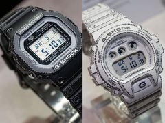Casio G-Shock DW-5600RGM-1 (à esquerda) e o DW-6900RGM-5 (à direita), na foto. (Fonte da imagem: @geesgshock no Instagram)