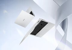 O Rimbook L1 Plus é equipado com uma APU AMD Rembrandt. Na foto: uma imagem promocional mostrando o design do laptop.