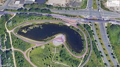 Viagem de teste GNSS: Lago