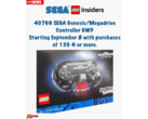 Um suposto vazamento mostrando a réplica em LEGO de um controle do SEGA Genesis (fonte da imagem: Itavix bricks Instagram)