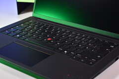 O teclado do Lenovo ThinkPad P14s Gen 6 Intel (fonte da imagem: Benjamin Herzig)