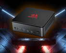 Mini PC Redragon MPC745 em um fundo futurista