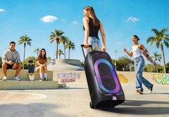 O Samsung Sound Tower tem 240 watts e 18 horas de duração da bateria (Fonte da imagem: Samsung)