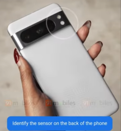 Um novo recurso do Pixel 8 Pro foi descoberto (imagem via 91mobiles)