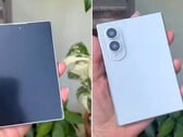 Fino, leve e compacto: Uma unidade fictícia do Samsung Galaxy Z Fold 8 (Wide) aparece em um vídeo prático inicial. 