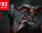 Arte da capa de Diablo 4 com o logotipo do Nintendo Switch 2 (editada no Canva).