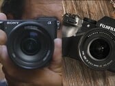 A Sony A6700 e a Fujifilm X-S20 têm muita potência em corpos APS-C surpreendentemente pequenos. (Fonte da imagem: Sony / Fujifilm - editado)