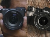 A Sony A6700 e a Fujifilm X-S20 têm muita potência em corpos APS-C surpreendentemente pequenos. (Fonte da imagem: Sony / Fujifilm - editado)