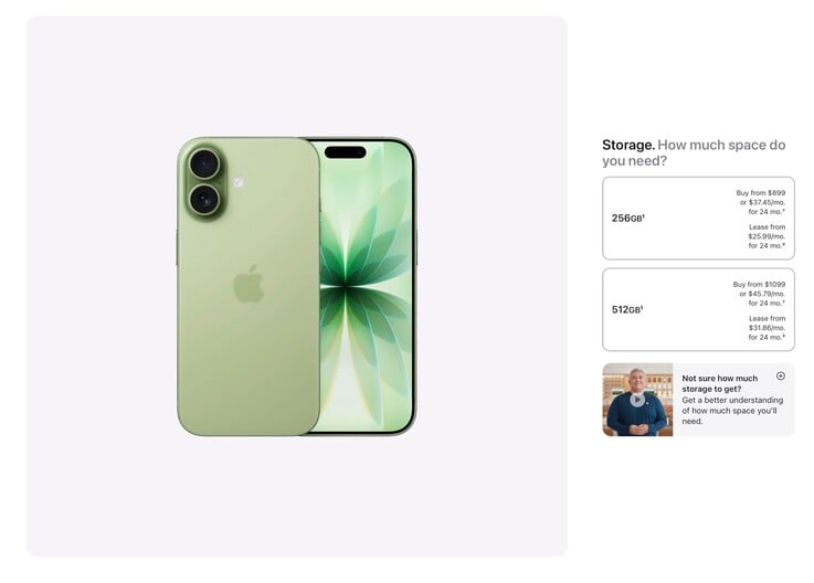 Até mesmo o iPhone 17 mais barato custa agora US$ 899