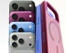 Capas vazadas do iPhone 18 Pro (à direita).