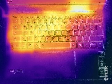 Teste de estresse de temperatura da superfície (parte superior)
