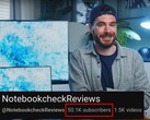 O canal do YouTube do Notebookcheck recentemente ultrapassou a marca de 50 mil assinantes. (Fonte da imagem: NotebookcheckReviews no YouTube)