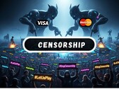 Uma imagem ilustrativa que descreve a situação da censura recente (Fonte da imagem: Logos-world e Vecteezy; editado)