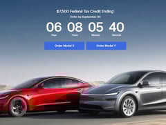 Balcão final do crédito fiscal do Tesla Model Y. (Fonte da imagem: Tesla)