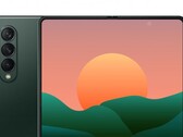 O último renderizador do Z Fold3. (Fonte: GSMArena)