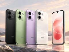 O Redmi Note 17 Pro Max está disponível nas opções de cores preto, verde, roxo e cloud blush