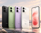 O Redmi Note 17 Pro Max está disponível nas opções de cores preto, verde, roxo e cloud blush