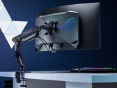 O ROG Swift OLED PG39WCDM oferece 32% mais espaço de tela do que um típico ultrawide de 34 polegadas. (Fonte da imagem: Asus)