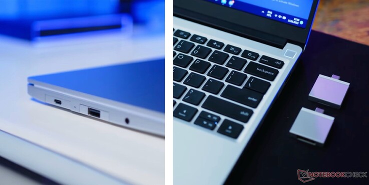 O DockFrame utiliza os mesmos módulos de porta que o Framework Laptop (Fonte da imagem: Notebookcheck)