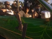 Uma captura de ecrã do trailer de lançamento de GTA 6