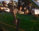 Uma captura de ecrã do trailer de lançamento de GTA 6