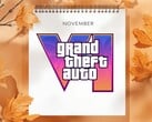 Data de lançamento do GTA 6 mostrada no calendário de novembro