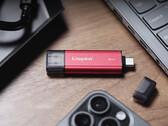 O SSD Dual Portable da Kingston custa a partir de US$ 97. Na foto: uma imagem promocional da unidade de armazenamento. (Fonte da imagem: Kingston)