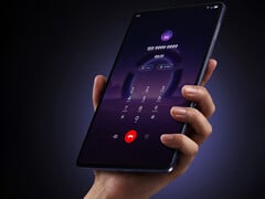 Espera-se que o futuro tablet para jogos “ Legion ” venha equipado com uma tela OLED. Na foto: uma imagem promocional mostrando a tela do tablet.