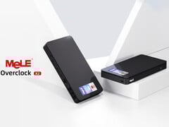 O novo Overclock X2 da MeLE apresenta o Intel N150. Na foto: uma imagem promocional do mini PC. (Fonte da imagem: MeLE)