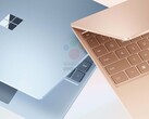 O Surface Laptop Go 3 em duas de suas quatro cores de lançamento. (Fonte da imagem: @rquandt &amp; WinFuture)